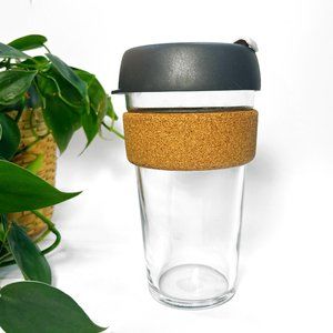 LIKE NEW Keep Cup Glass & Cork Coffee Cup (16oz)